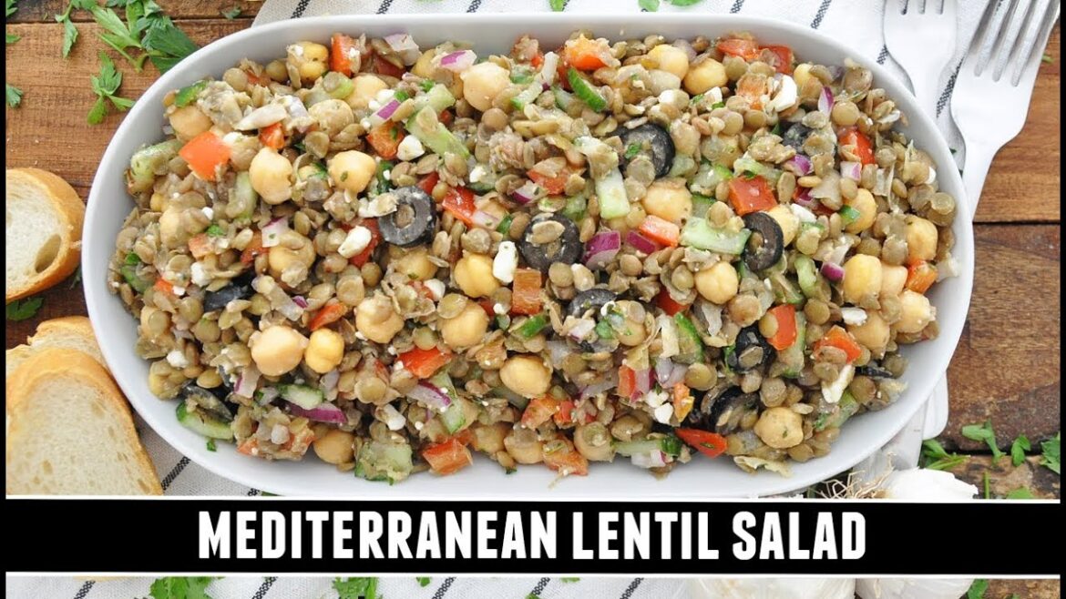 Mediterranean Lentil Salad | Heart-Healthy and Packed with Flavor