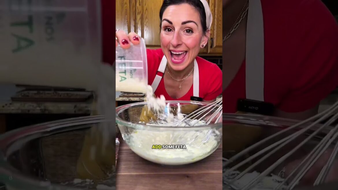 Broccoli Salad with Creamy Yogurt Feta Dressing