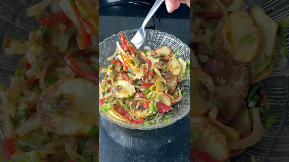 ‏سلطة رائعة ولذيذة￼