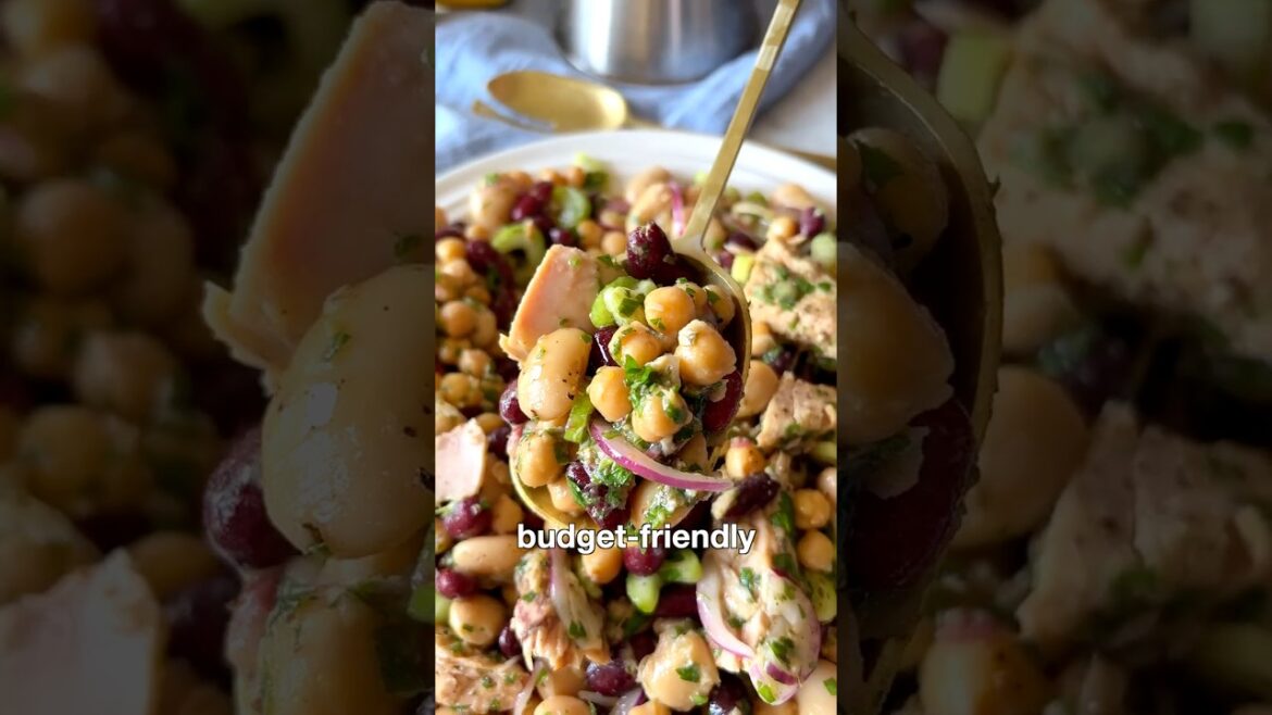 Three Bean Salad with Tuna