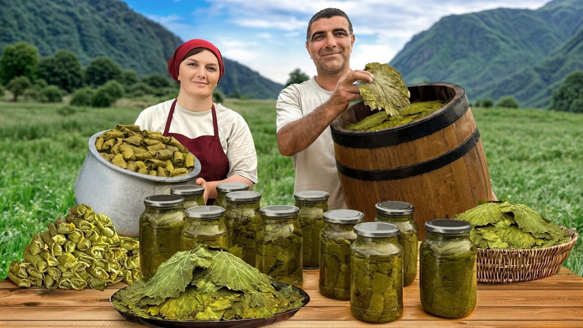 Homemade Dolma Recipe – Stuffed Grape Leaves with Lamb, Rice & Herbs
