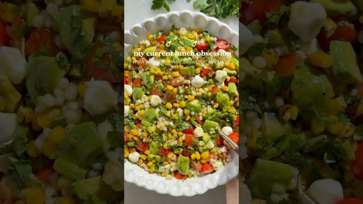 Summer couscous salad: Click the link in my bio and then select the photo to get the recipe ❤️