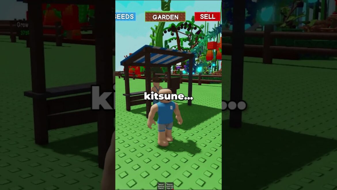 If You Don't Move, You Win a Kitsune in Grow a Garden...