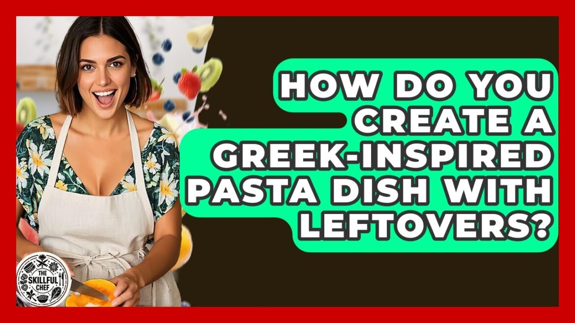 How Do You Create A Greek-inspired Pasta Dish With Leftovers? - The Skillful Chef