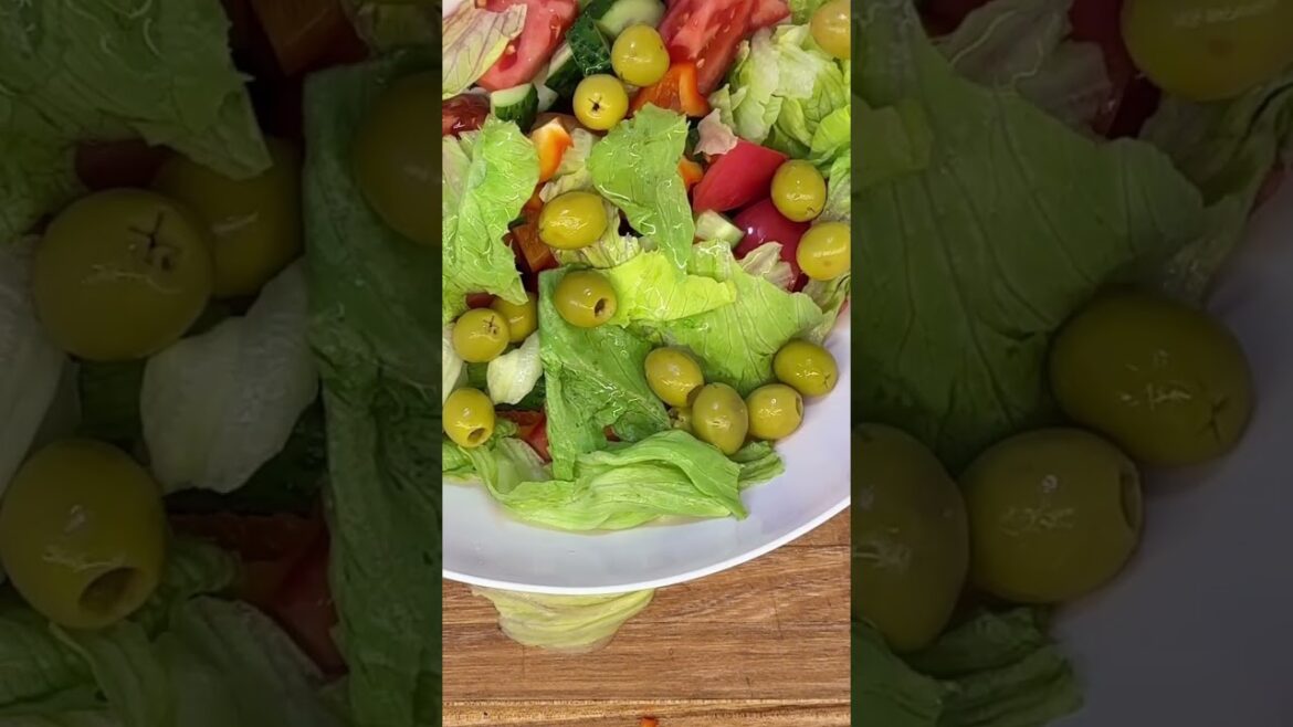 Греческий салат. #shorts