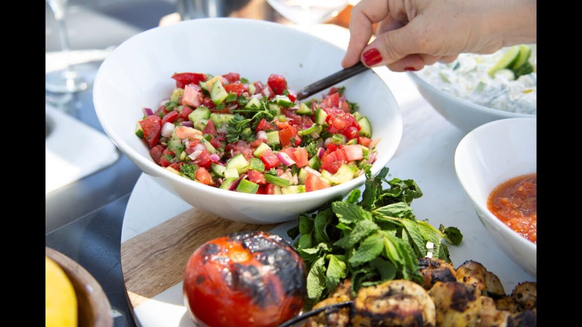 Israeli/Shirazi Salad with a twist