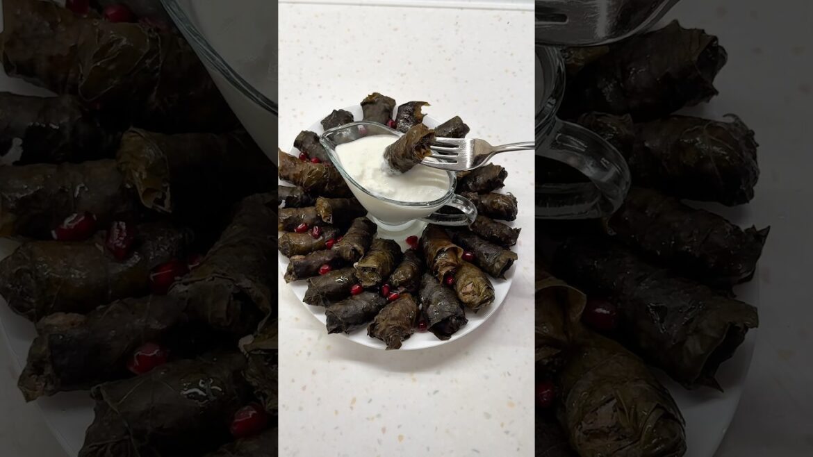 Долма с виноградными листьями