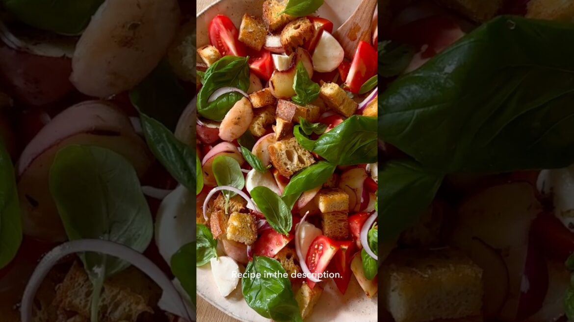 Grilled Peach Panzanella: A Summer Salad