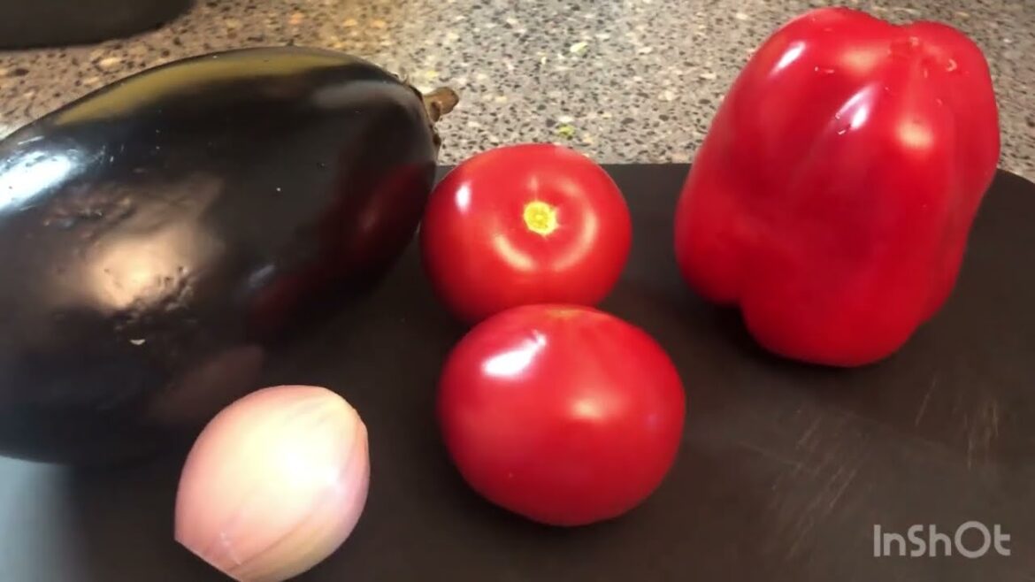 Eggplant salad #eggplant recipe #saladrecipe