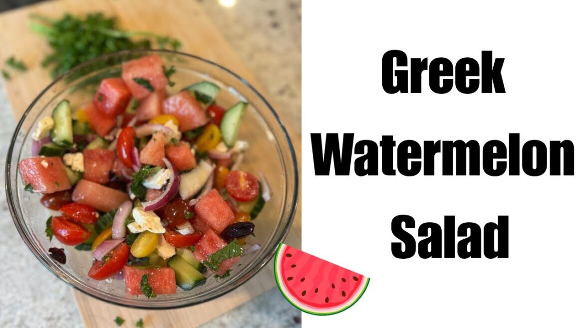 Greek Watermelon Salad - The Perfect Summer Salad
