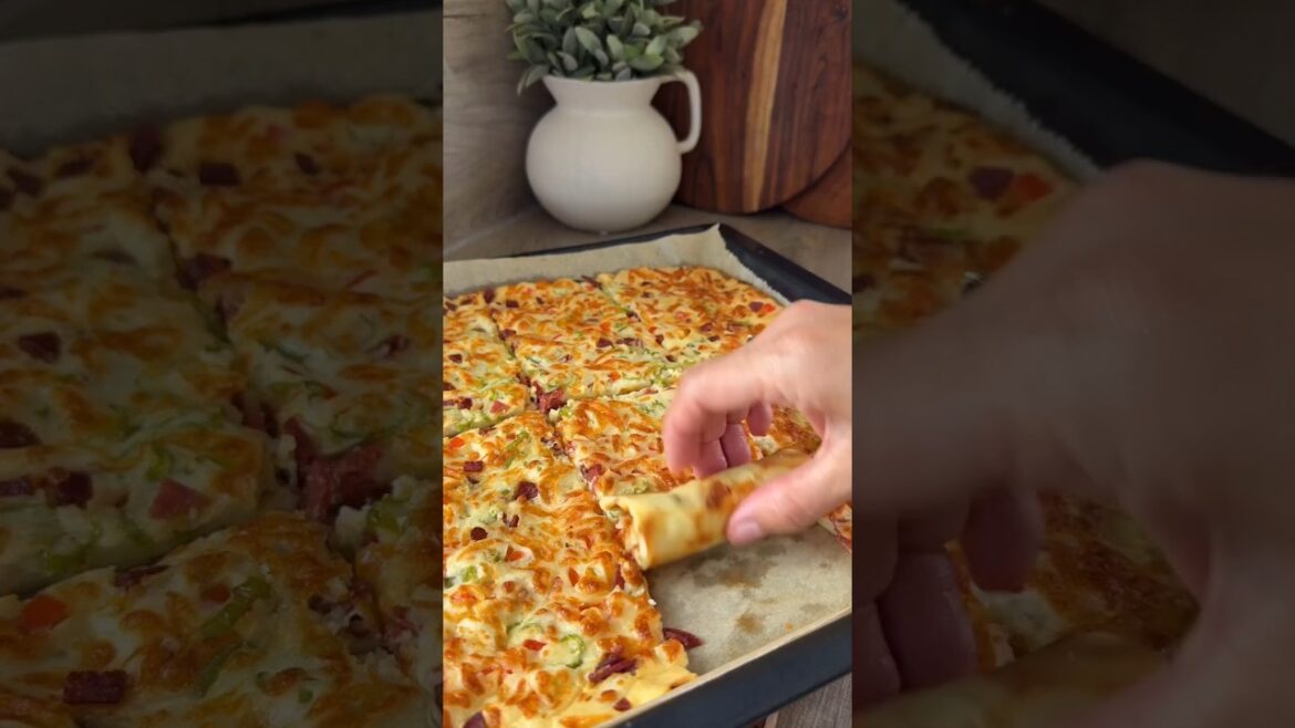 Tam Tarif kanalıma yüklendi  Pizza ✨Pizza Crêpes✨  #food #tarif #recipe