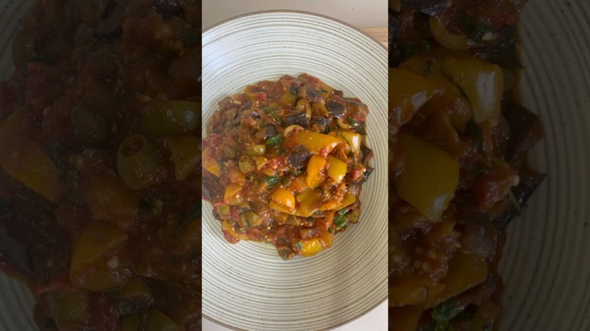 Make Some Italian Caponata With Us  #italianfood #cooking #foodie