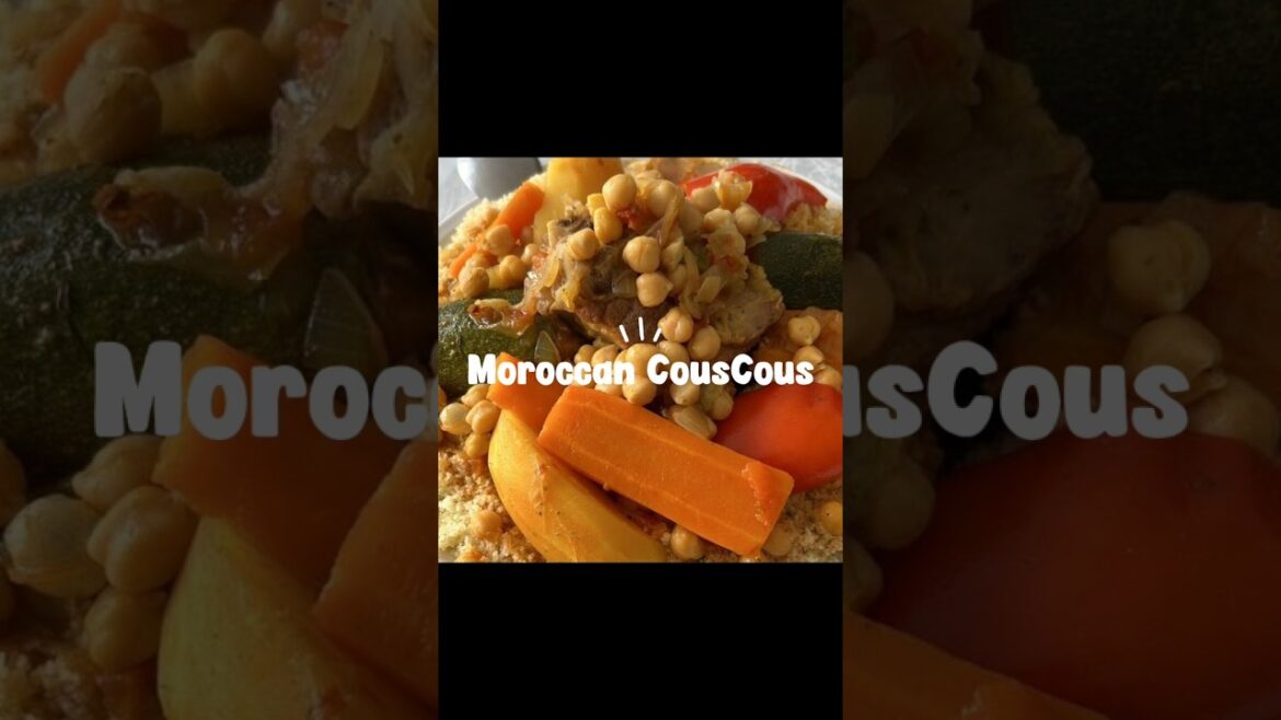 Moroccan CousCous. Arabic Food. #arabicfood #recipes #recetas