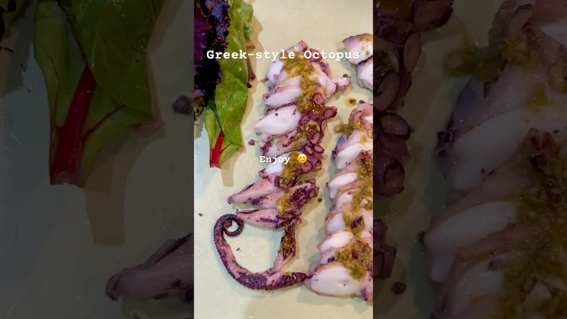 TENDER & SUCCULENT Greek-style Octopus