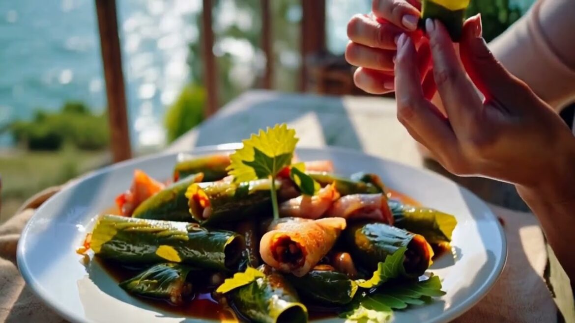 Turkish Stuffed Grape Leaves Recipe (Zeytinyağlı Yaprak Sarma)