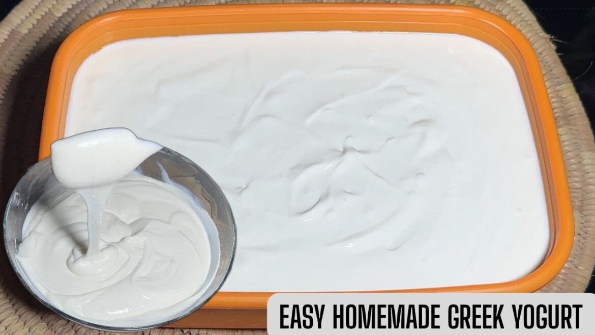 HOW TO MAKE GREEK YOGURT USING JUST 2 INGREDIENT | HOMEMADE GREEK YOGURT WITH POWDERED MILK