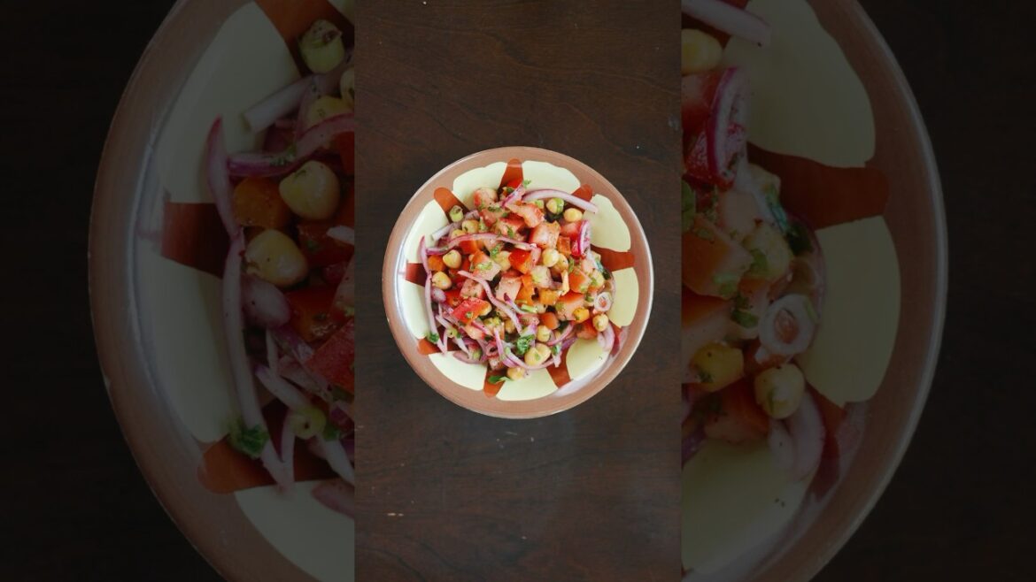Toasted Chickpea Salad || Levantine style salads #salad #saladrecipe #arabicfood