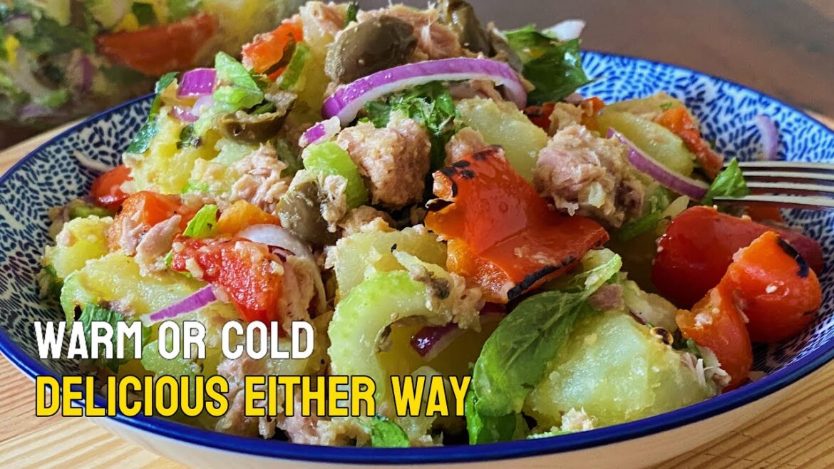 Italian Potato Salad | Delicious Warm or Cold | Mediterranean Style