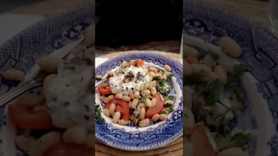 #JATVdinner Bel Air Mediterranean sardine salad #ytshorts #eatbelair #easydinner #marthastewart