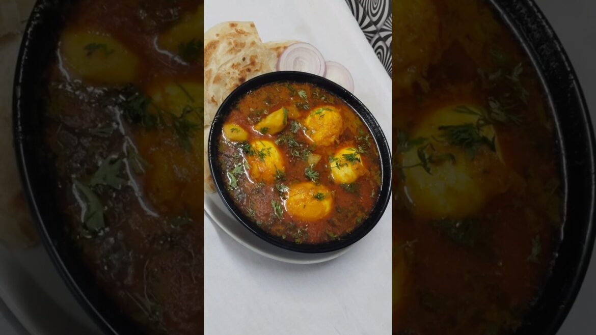 Lunch For 3 | Egg Recipe WithGravy | ANDE KA SALAN #trending#recipe#eggrecipe#lunch#mealprep#shorts