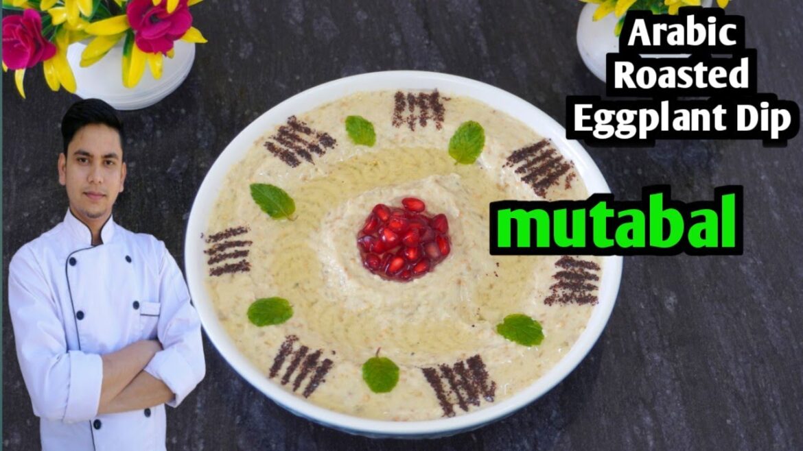 mutabal recipe /arabic roasted eggplant dip /mutabbal recipe arabic / mutabal recipe /arabic roasted eggplant dip /mutabbal recipe arabic /