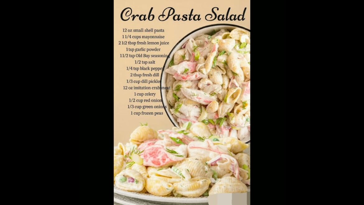 Crab Pasta Salad recipe by UFA