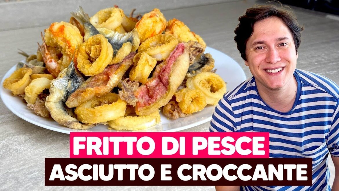FRITTO MISTO DI PESCE: la ricetta perfetta e i SEGRETI per una frittura super CROCCANTE!