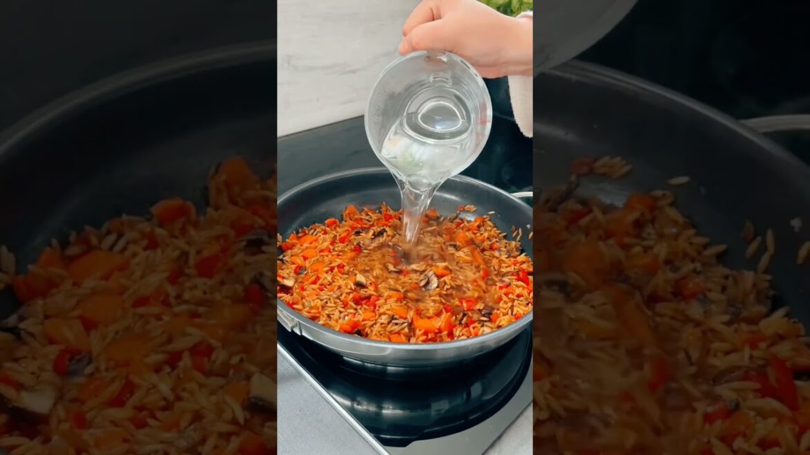 РИС с овощами по-турецки #еда #кулинария #рецепты#рис#овощи #липецкаяобласть #деревенскаякулинария