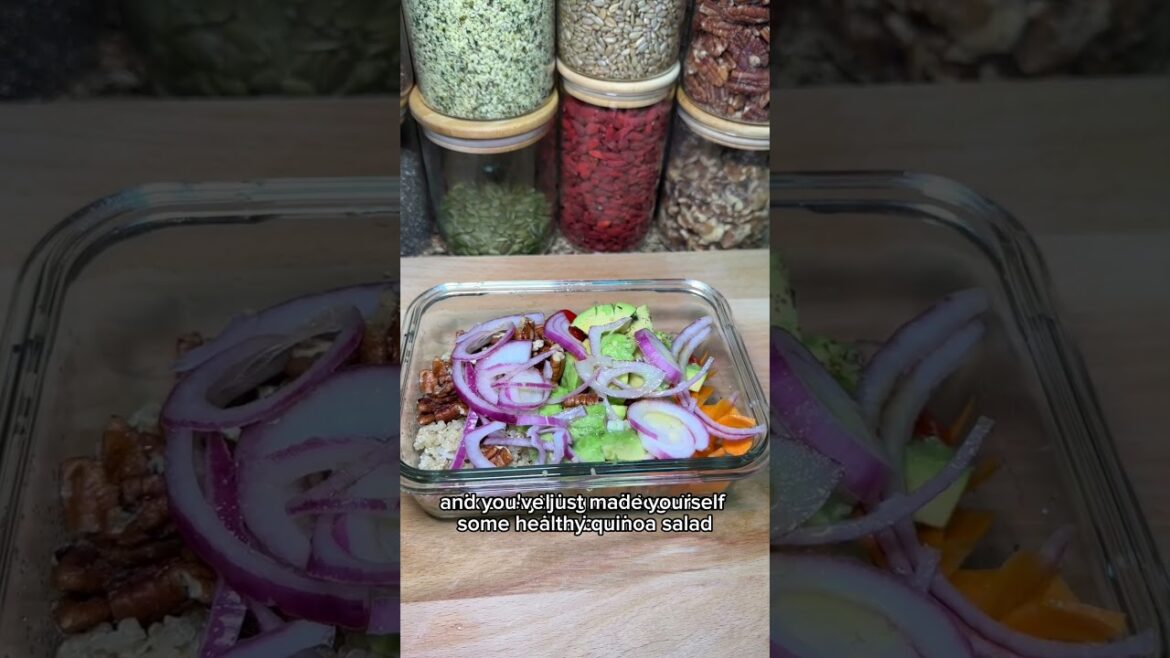 ✨ QUINOA GLOW UP! ✨ The Salad That Tastes Good & Makes You Feel Amazing! #quinoasalad  #healthyfood