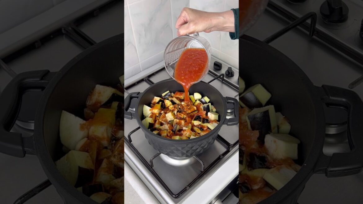 SUSUZ PRATİK PATLICAN #yemek