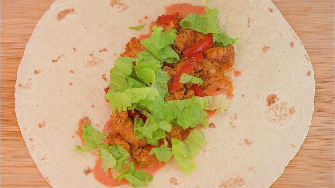 How to make Chicken Fajitas Wraps