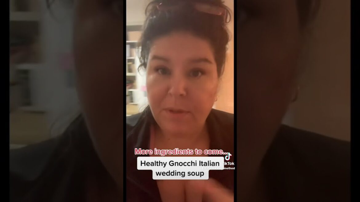 Healthy Gnocchi Italian Wedding Soup! Let me know in the comments Will you try it? #weightloss #soup Healthy Gnocchi Italian Wedding Soup! Let me know in the comments Will you try it? #weightloss #soup