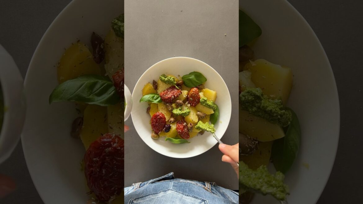 INSALATA DI PATATE E PESTO DI RUCOLA