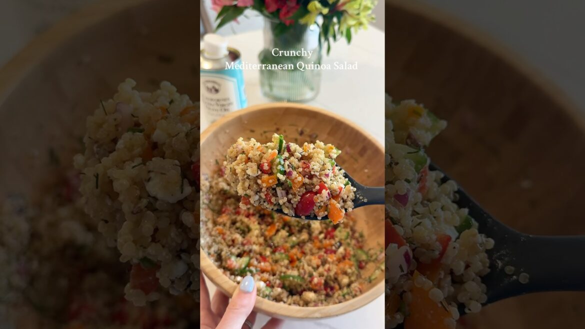 Crunchy Mediterranean Quinoa Salad