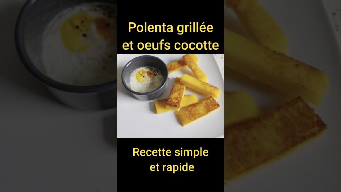 Polenta grillée pour changer du quotidien #recettefacile#polenta