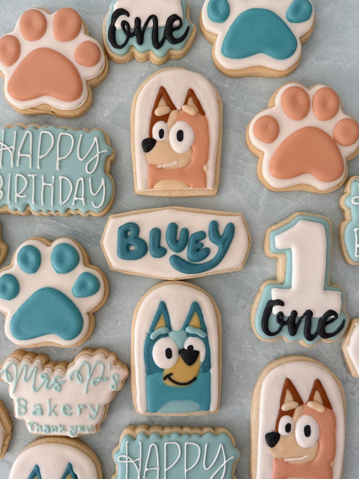 Another bluey set for a very special first birthday!