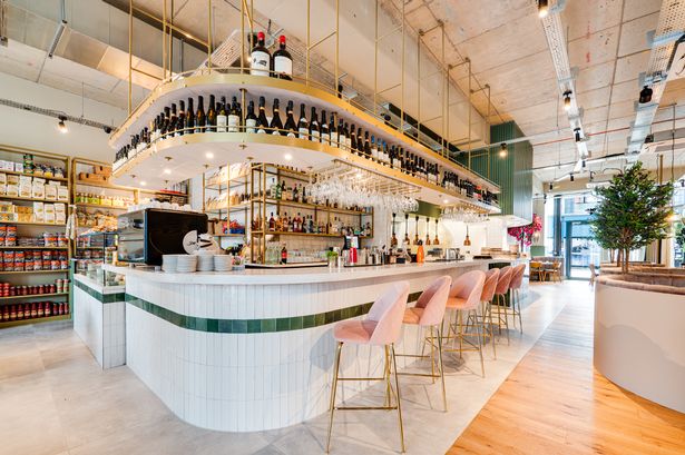The restaurant is located at Deansgate Square 