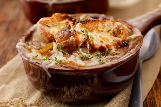 French Onion Soup -Photographed on Hasselblad H1-22mb Camera
