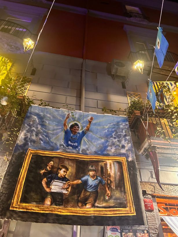 You'll find homages to Diego Maradona everywhere in Naples