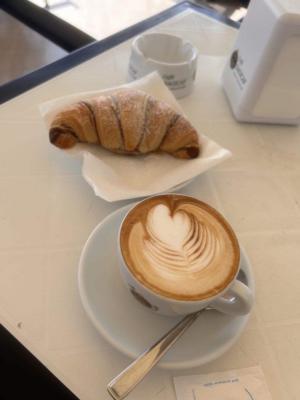 Coffee tastes better in a cloudy day