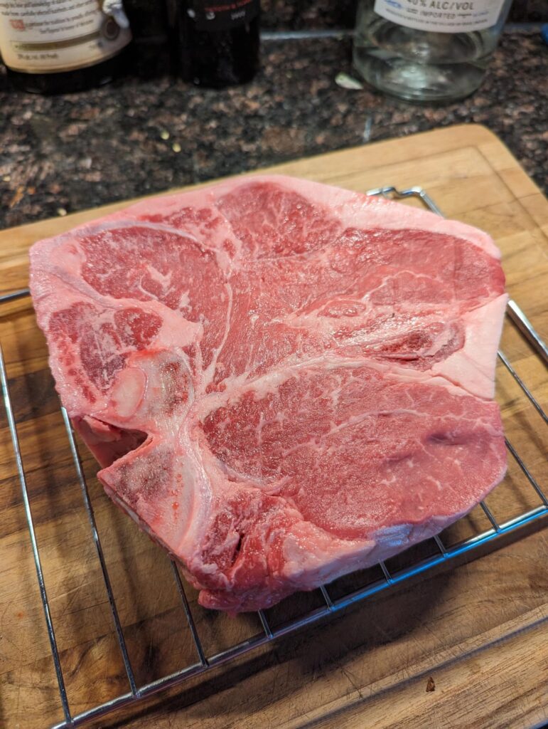 2.5lb porterhouse dinner
