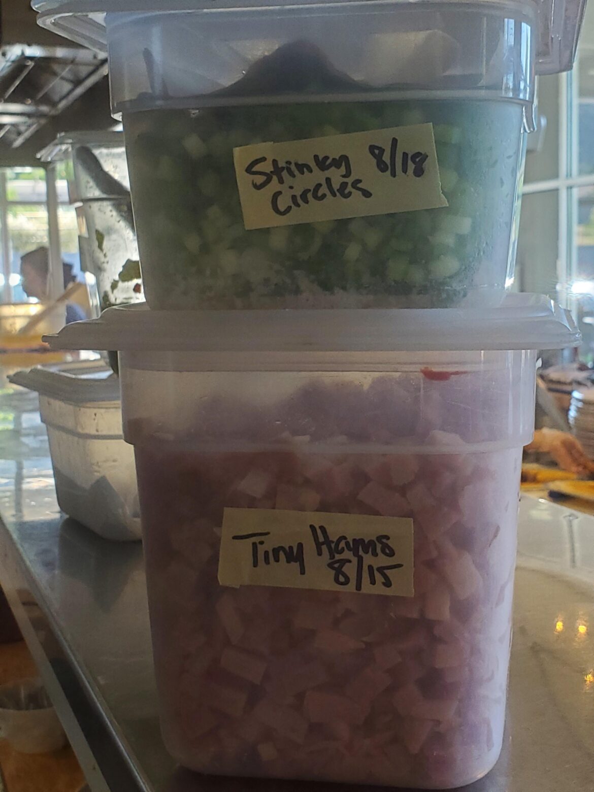 Lol.... these labels, what are y'all putting in your omelets?