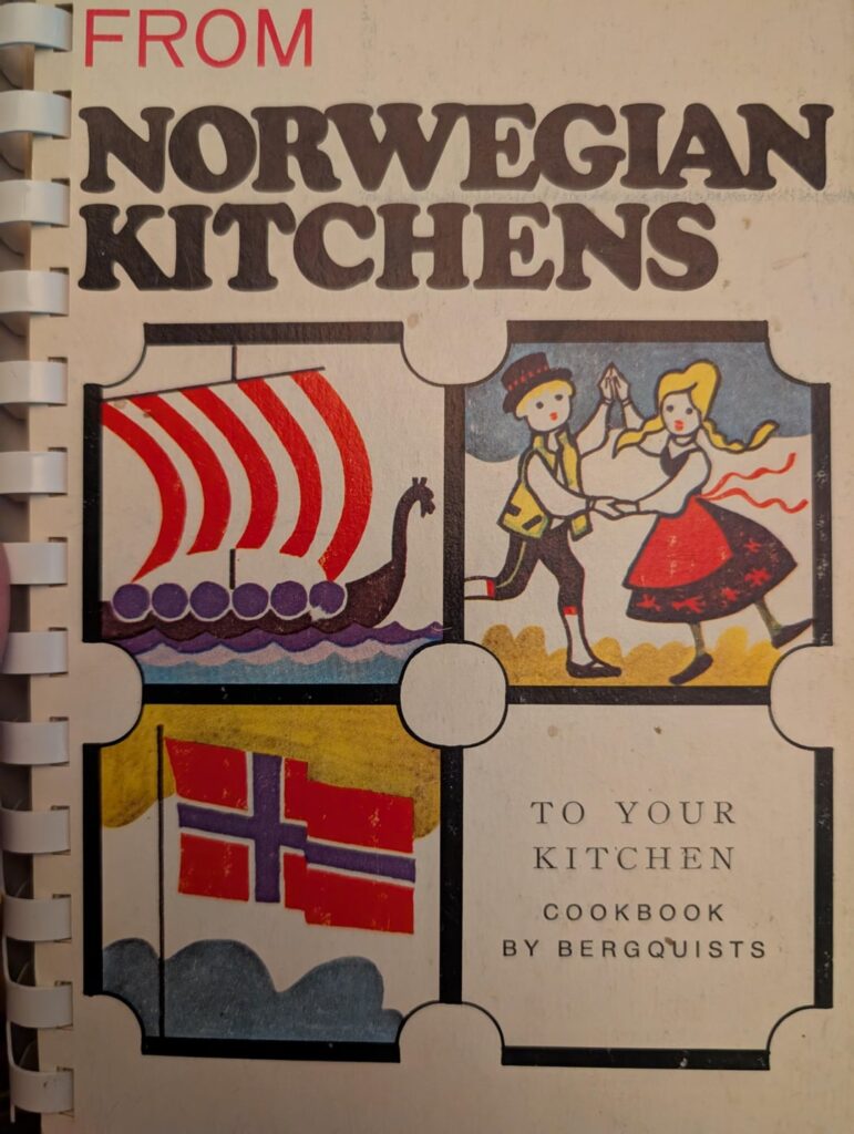 From Norwegian Kitchen Cookbook 1960s?