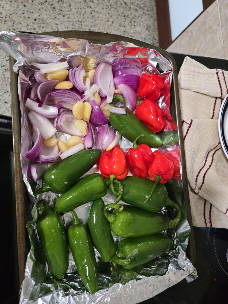 Homemade avacado salsa