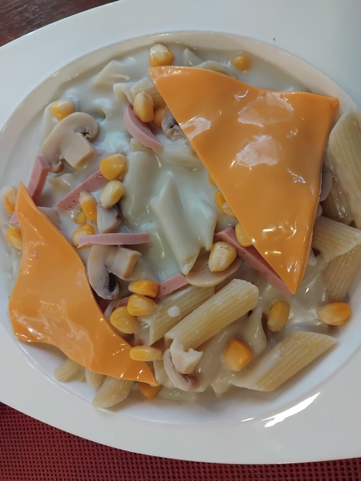 The "Mac and cheese" I received in a restaurant today.