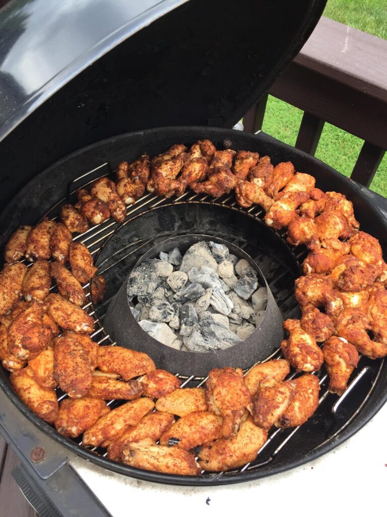 5 dozen wings on a 22” Weber