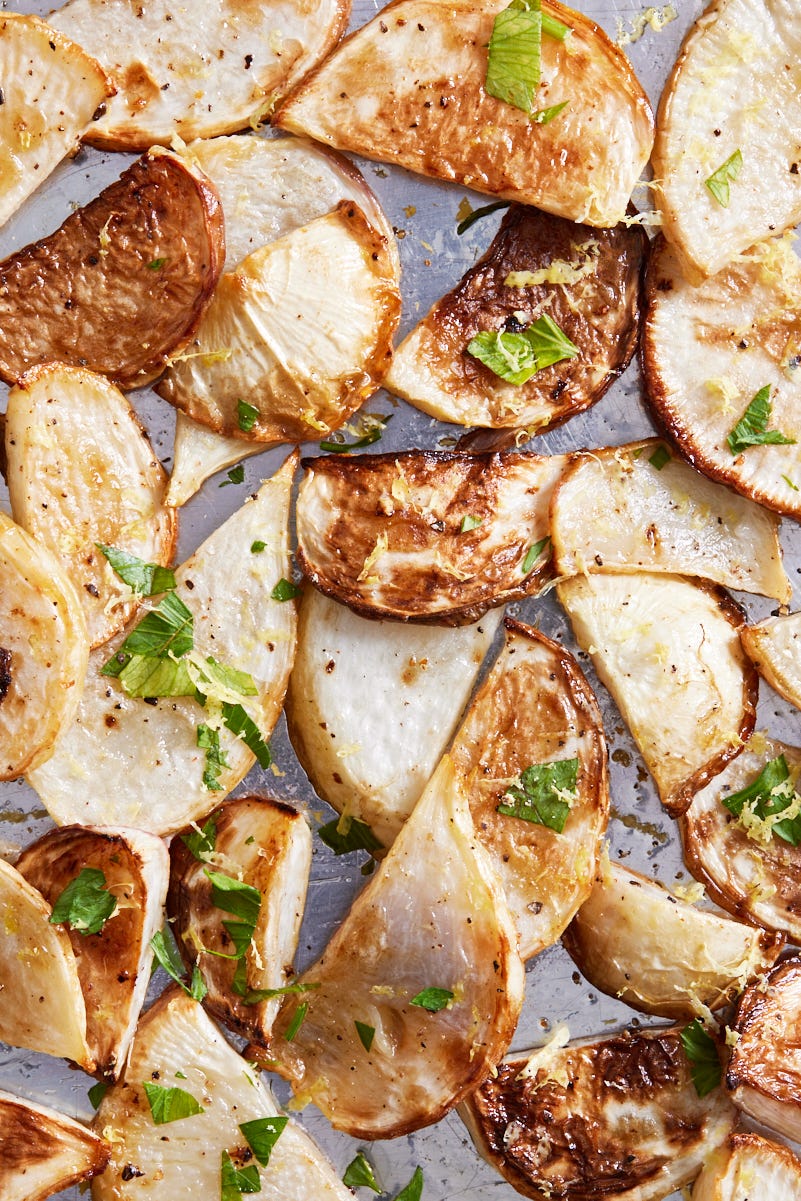 roasted turnips