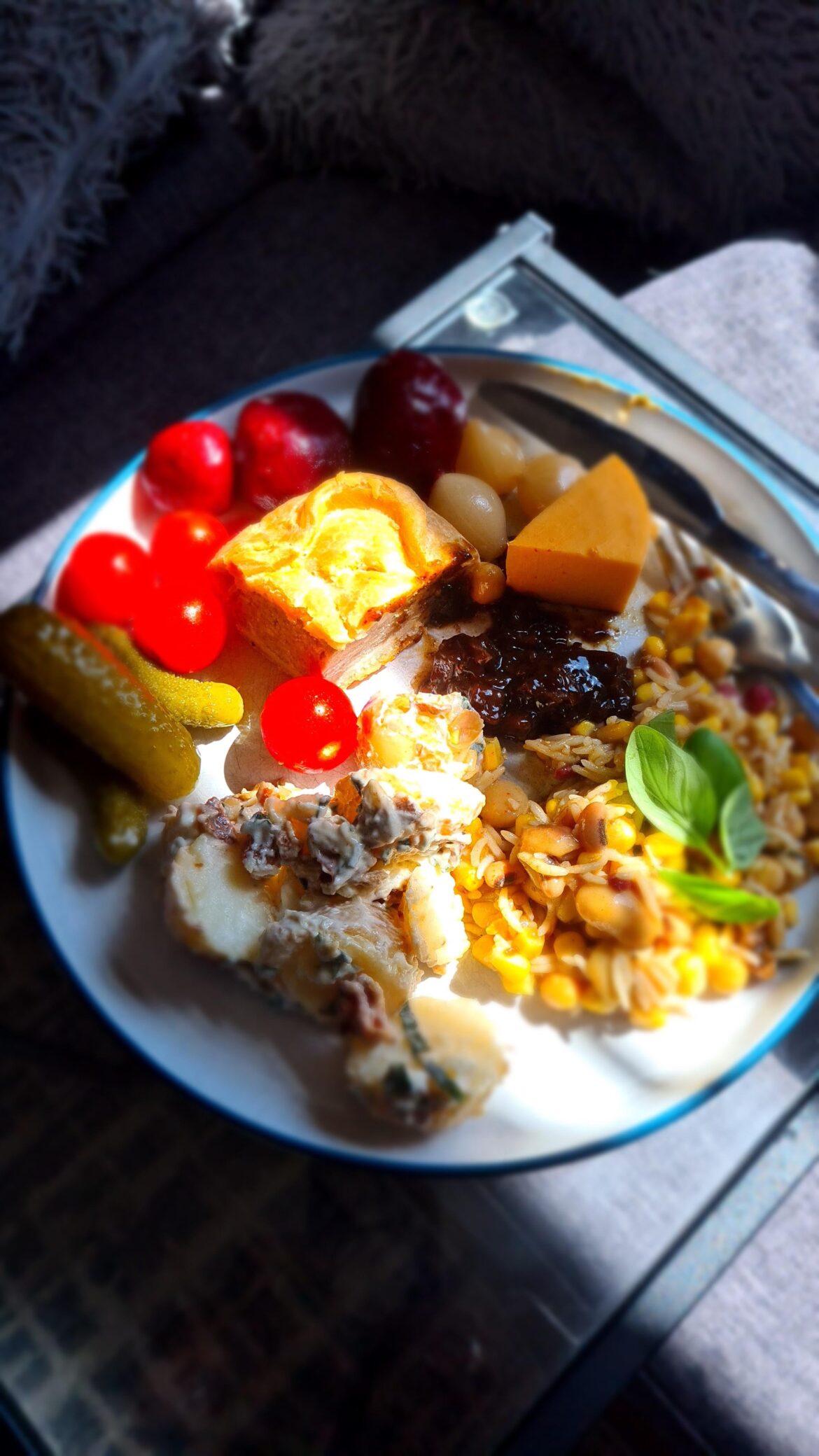 Heat wave lunch in the UK