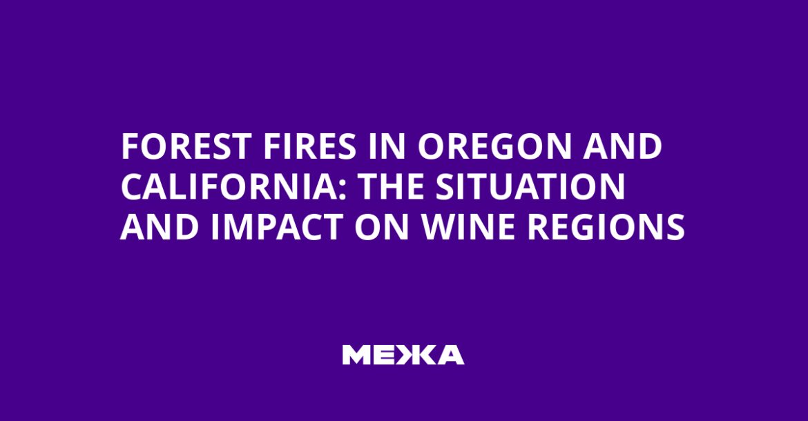 Forest fires in Oregon and California: the situation and impact on wine regions | Ukraine news Forest fires in Oregon and California: the situation and impact on wine regions | Ukraine news