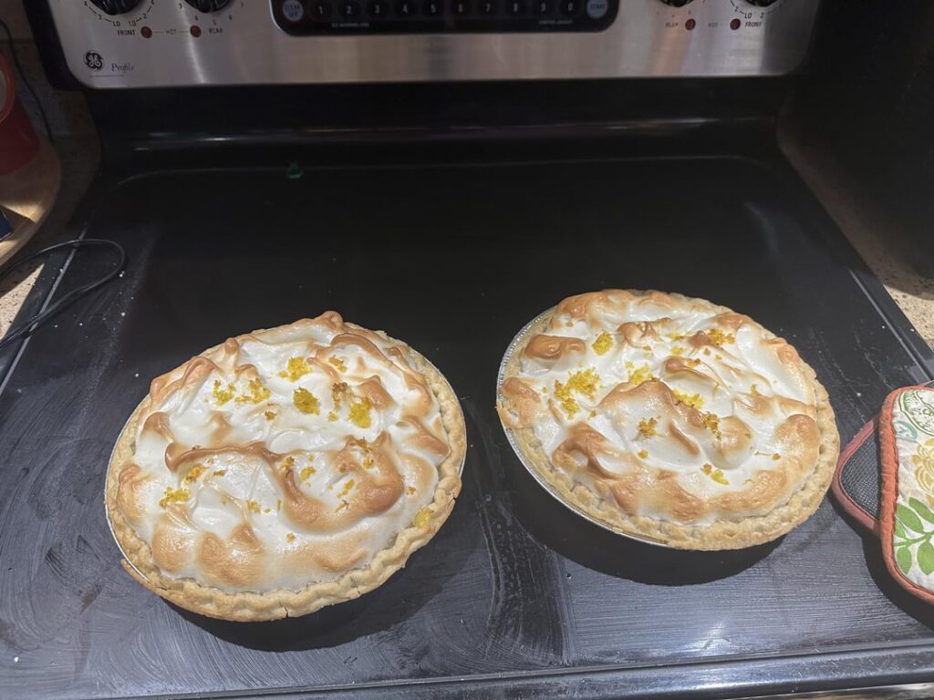 My pies turned out! My pies turned out!